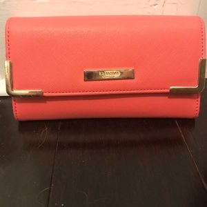 Dune Salmon-Colored Wallet